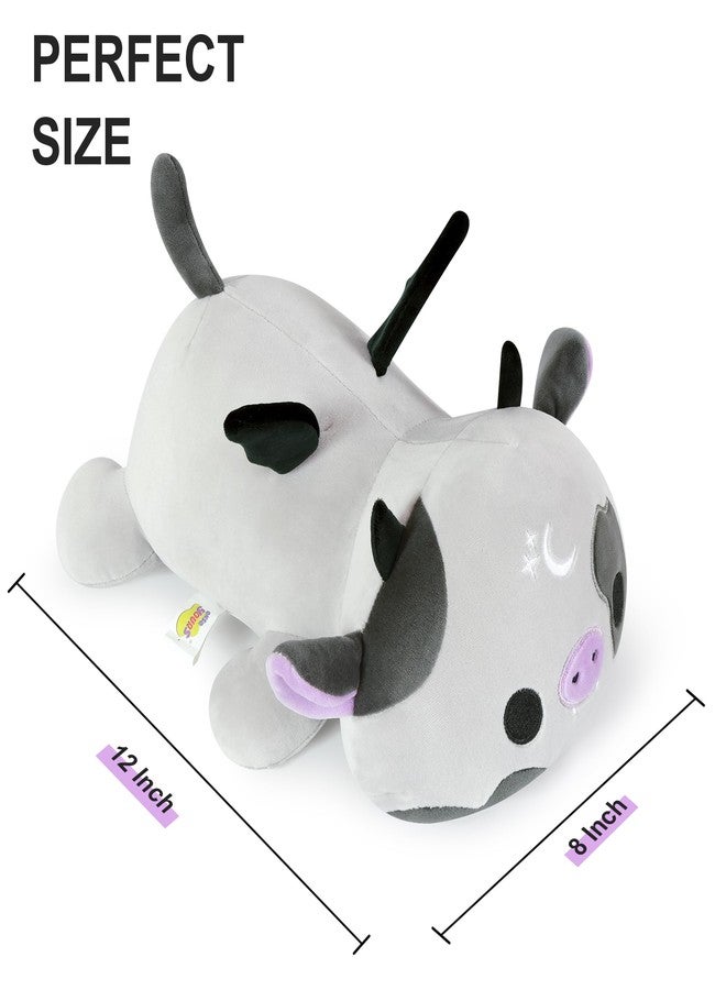 Onsoyours Original Cute Bat Cow Plushie, Soft Stuffed Cow Squishy Plush Animal Toy Cow with Wings Bat Pillow for Kids (Bat Cow, 12") - Image 4